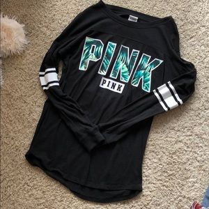 PINK Long Sleeve With Back Cutout